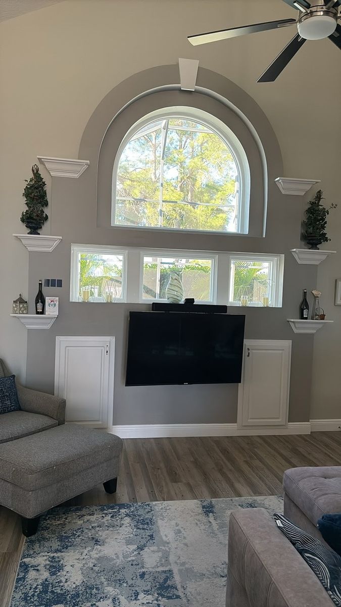 Cabinet Repaints for Design Decorating in St. Cloud, FL