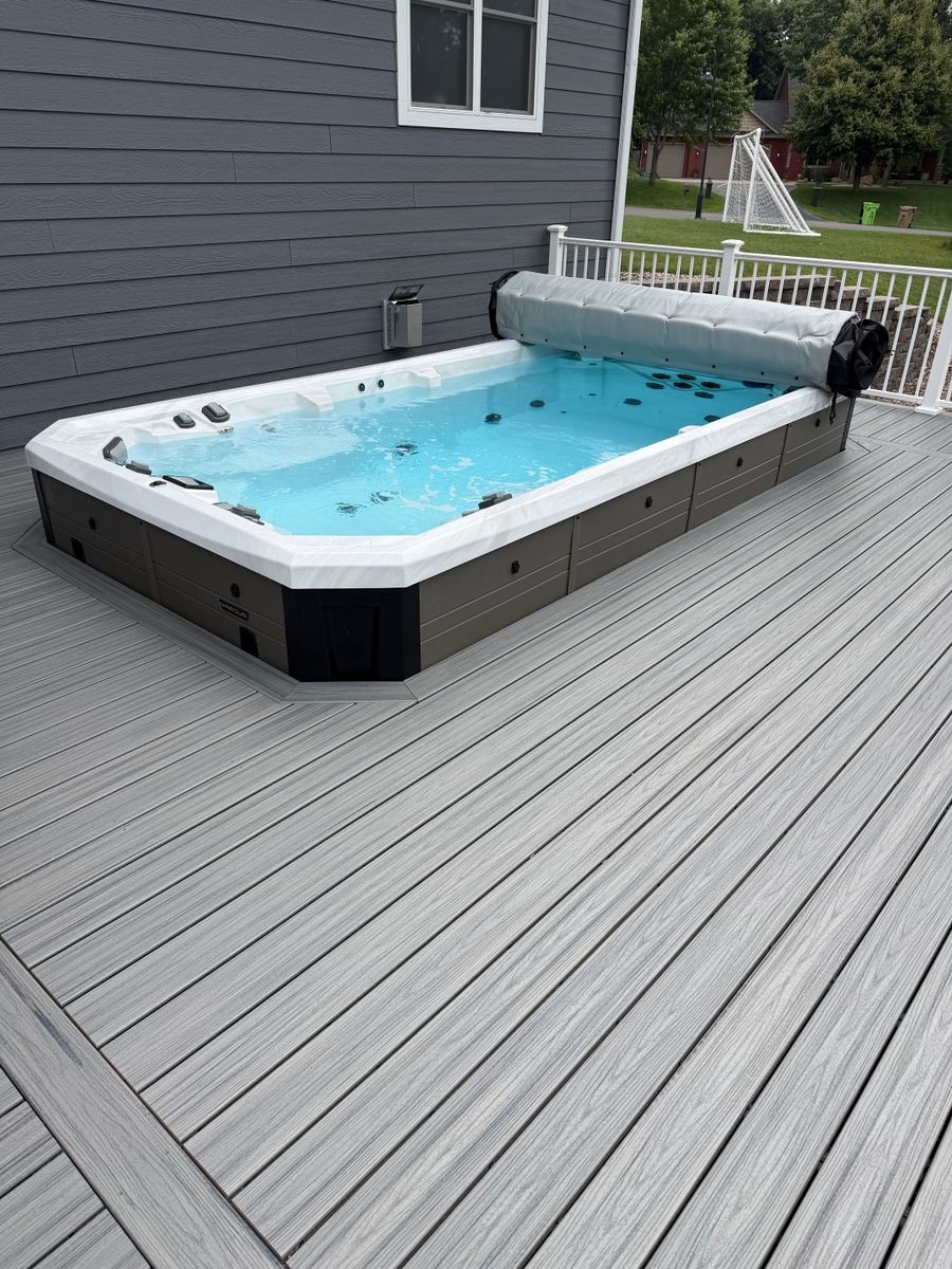 Composite Decking for RBM Construction Inc. in Eau Claire, WI