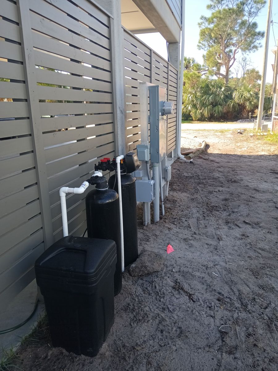 Water Softening System Installation for Honest Water of the Panhandle in Port St. Joe, FL