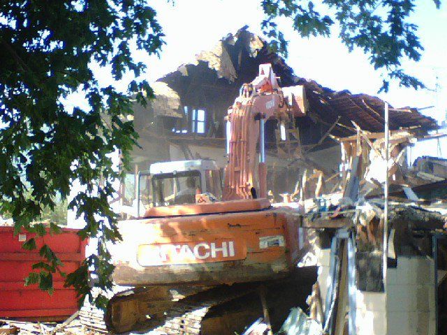 Demolition for R & W Excavation in Cambridge, MD