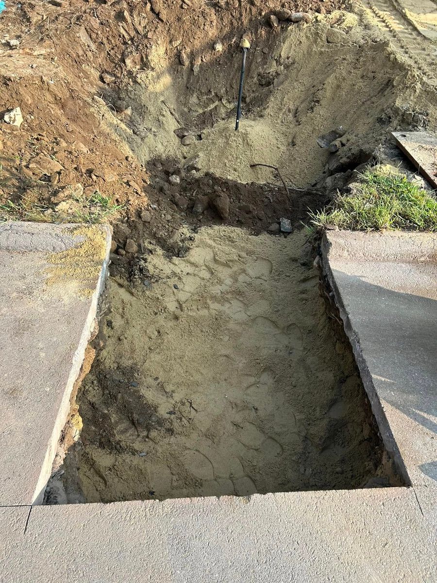 Underground Utility Excavation for M.J. Merrill & Sons Excavation in Manchester, NH