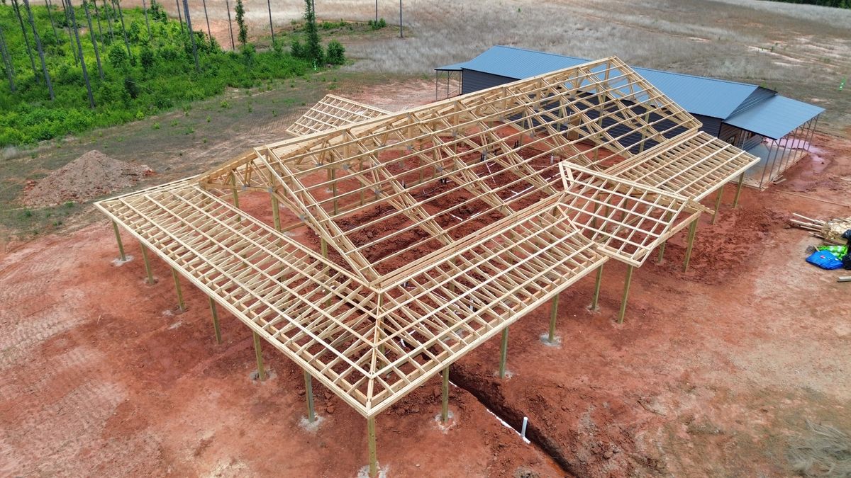 Pole Barn Construction for A Carpenter's Son in Williamson, GA