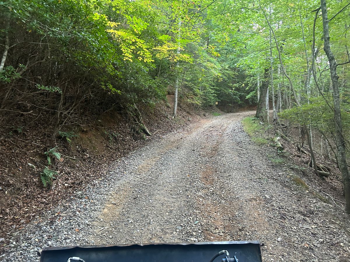 Grading and Excavation for The Gravel Guy in Blairsville, GA