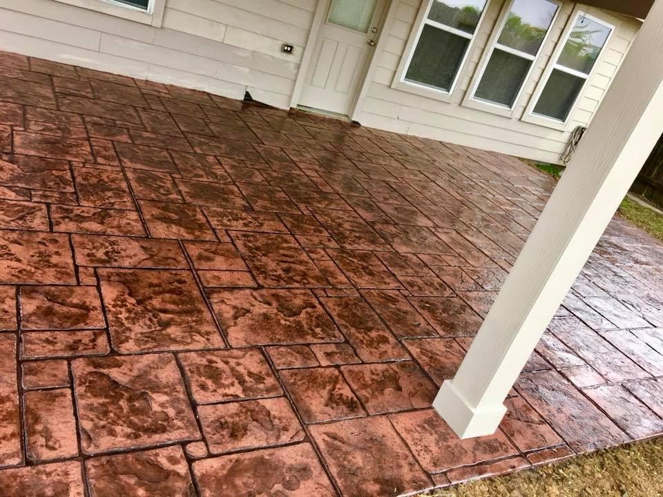 Stamped Concrete for Slabs on Grade - Concrete Specialist in Spring, TX