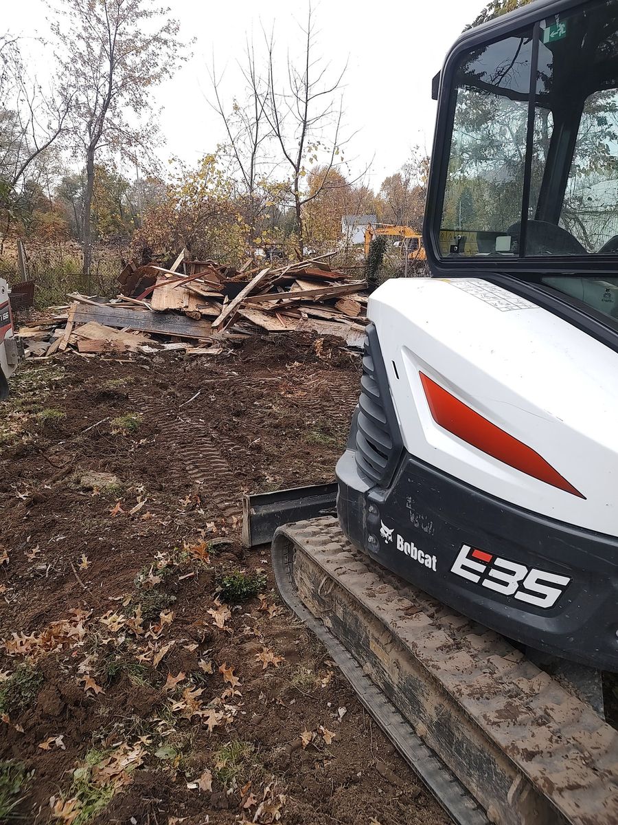 Demolition for Henceroth Construction in Amherst, OH