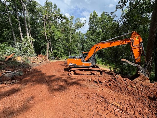 Grading and Bulldozing for Elias Grading and Hauling in Black Mountain, NC