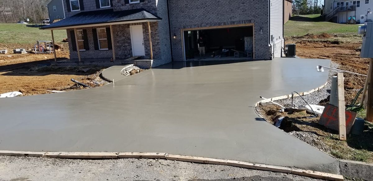 Sidewalk Installation for Tommy Moore Construction in Anderson County, TN