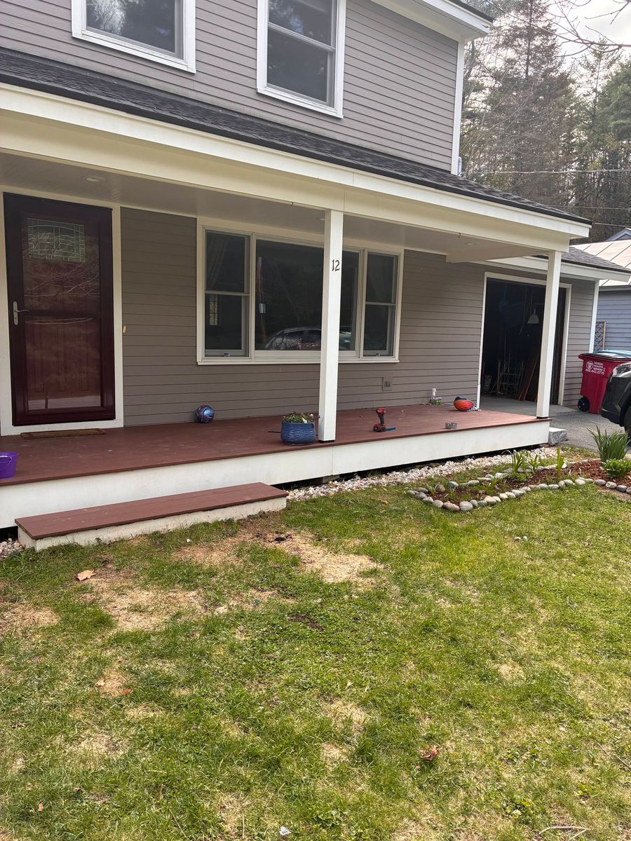 Deck & Patio Construction for Allen Property Management & Renovations in Bethel, VT