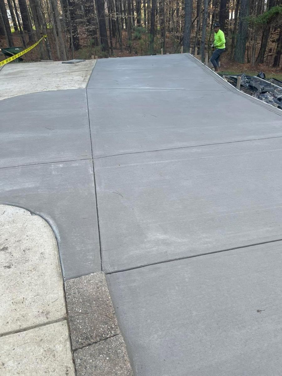 Driveway Construction for Wenkel Concrete, LLC in Sherrills Ford, NC