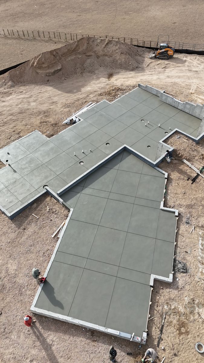 Concrete Slab Construction for B&M Concrete LLC in Longmont, CO