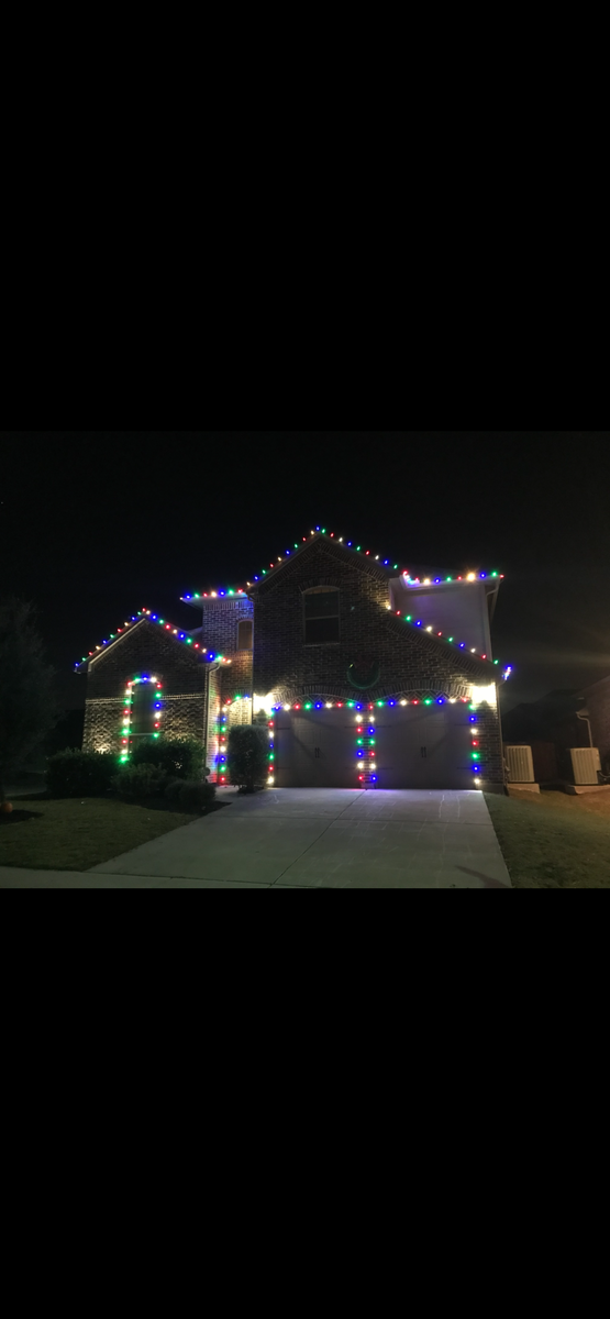 Christmas Lights for Landscape Legends in Roanoke, TX