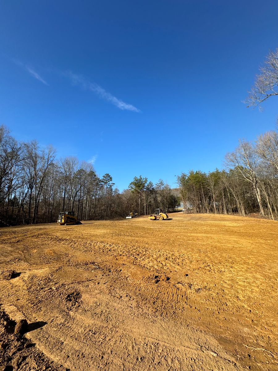 Site Preparation for Strange Excavating & Utilities in Lenoir City, TN