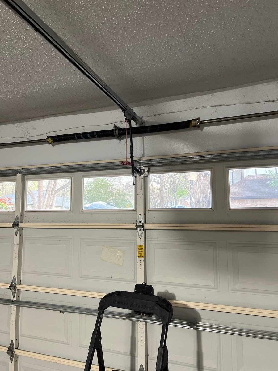 Spring Repair for Jerry's garage doors in Dallas, TX