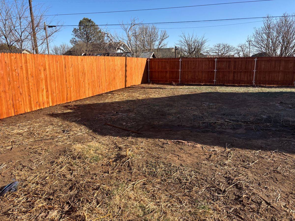 Fence Installation for Straight Edge Siding, Fencing & Decks in Pampa, TX