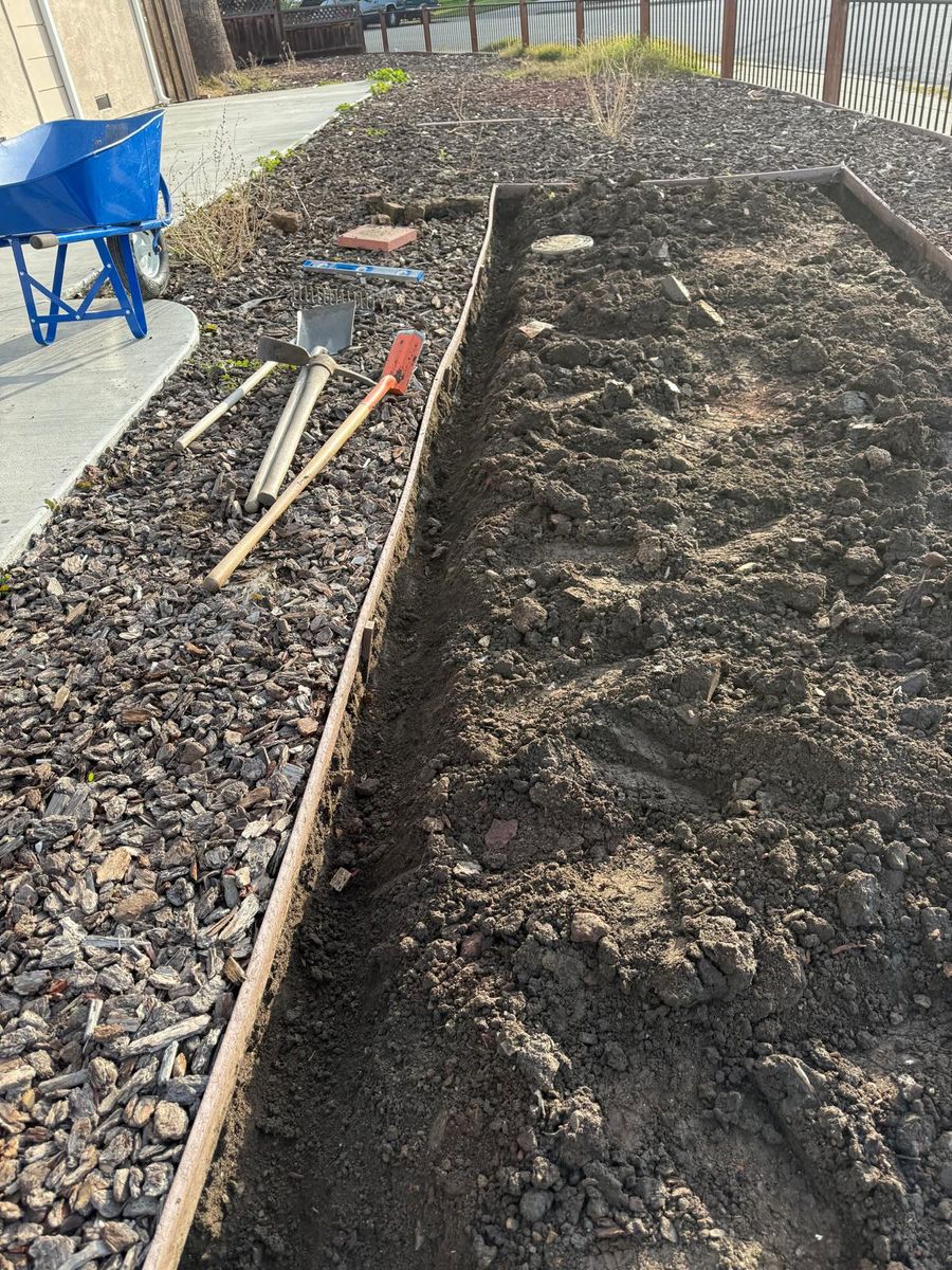 Mulch Installation for CBA Landscaping in Hayward, CA
