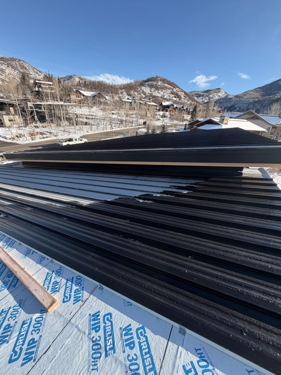 Roofing Replacement for R.E.D Construction in Steamboat Springs, CO