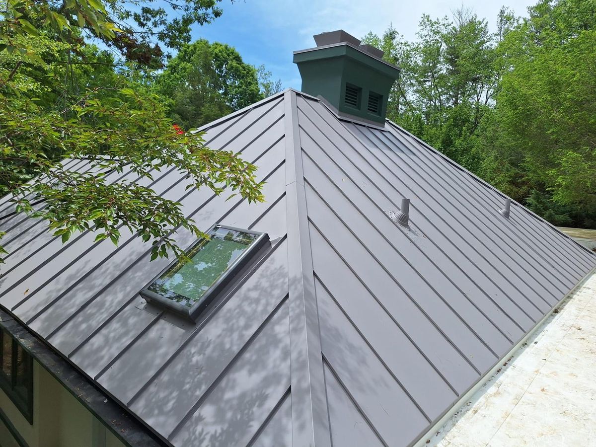 Metal Roofing for Unified Construction Services in Henderson County, NC