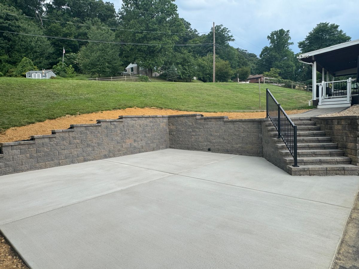 Retaining Walls for Berks Concrete & Construction LLC in Berks County, PA