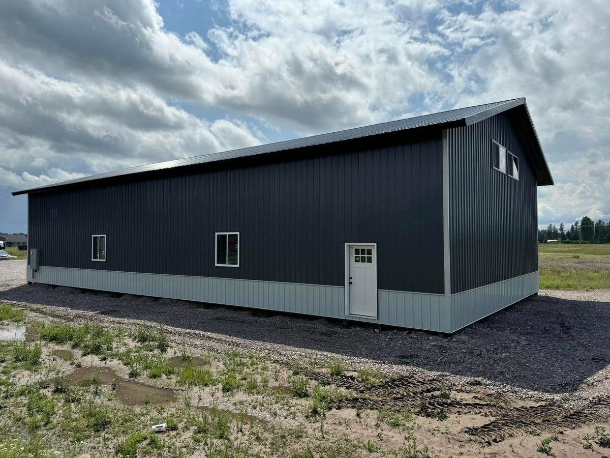 Pole Barn Construction for Rocky Mountain Shed Builders in Whitefish, MT
