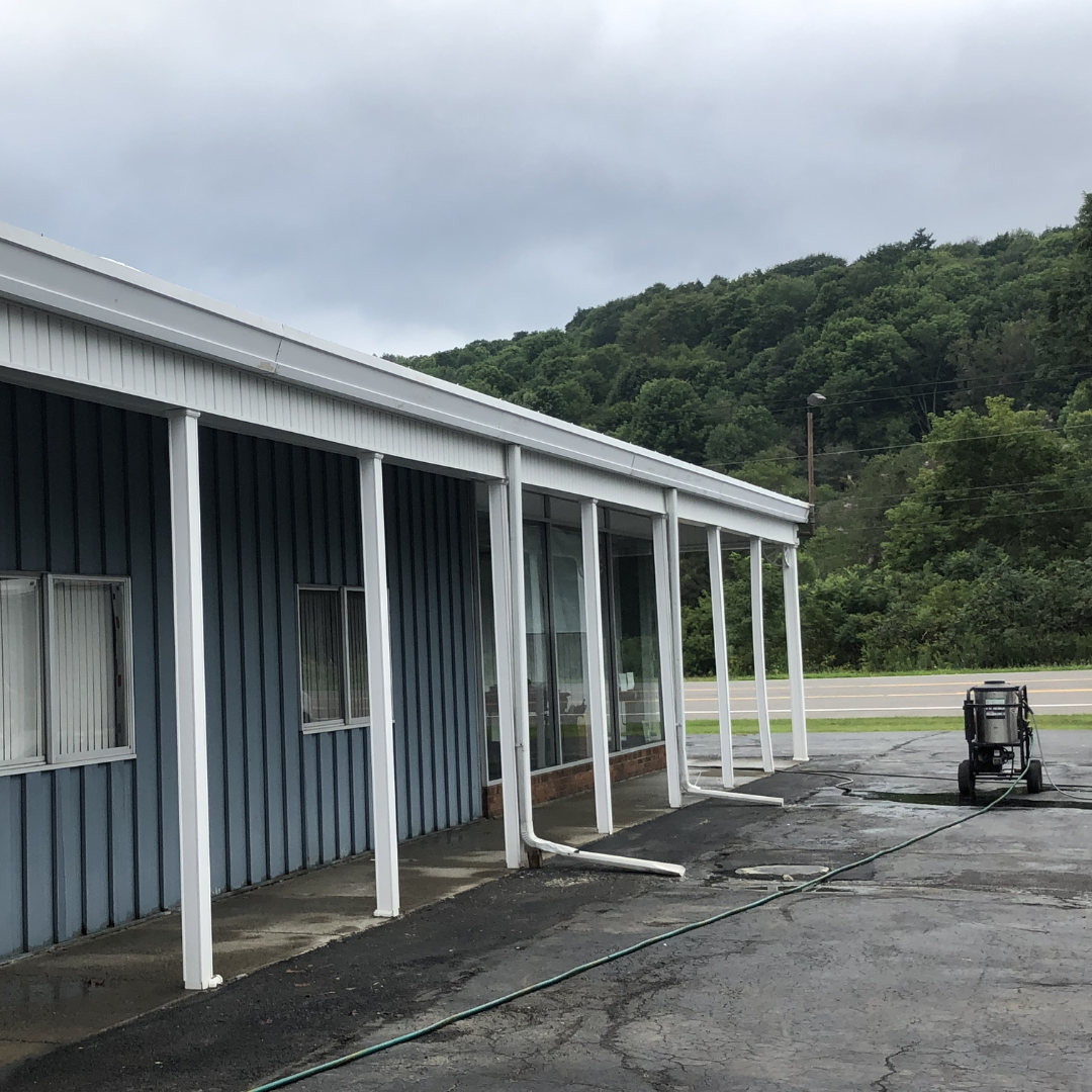 Commercial Power Washing for W & B Powerwashing LLC in North Norwich, NY