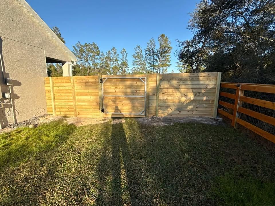 Wood Fencing for Nettles Fence in Lake County, FL