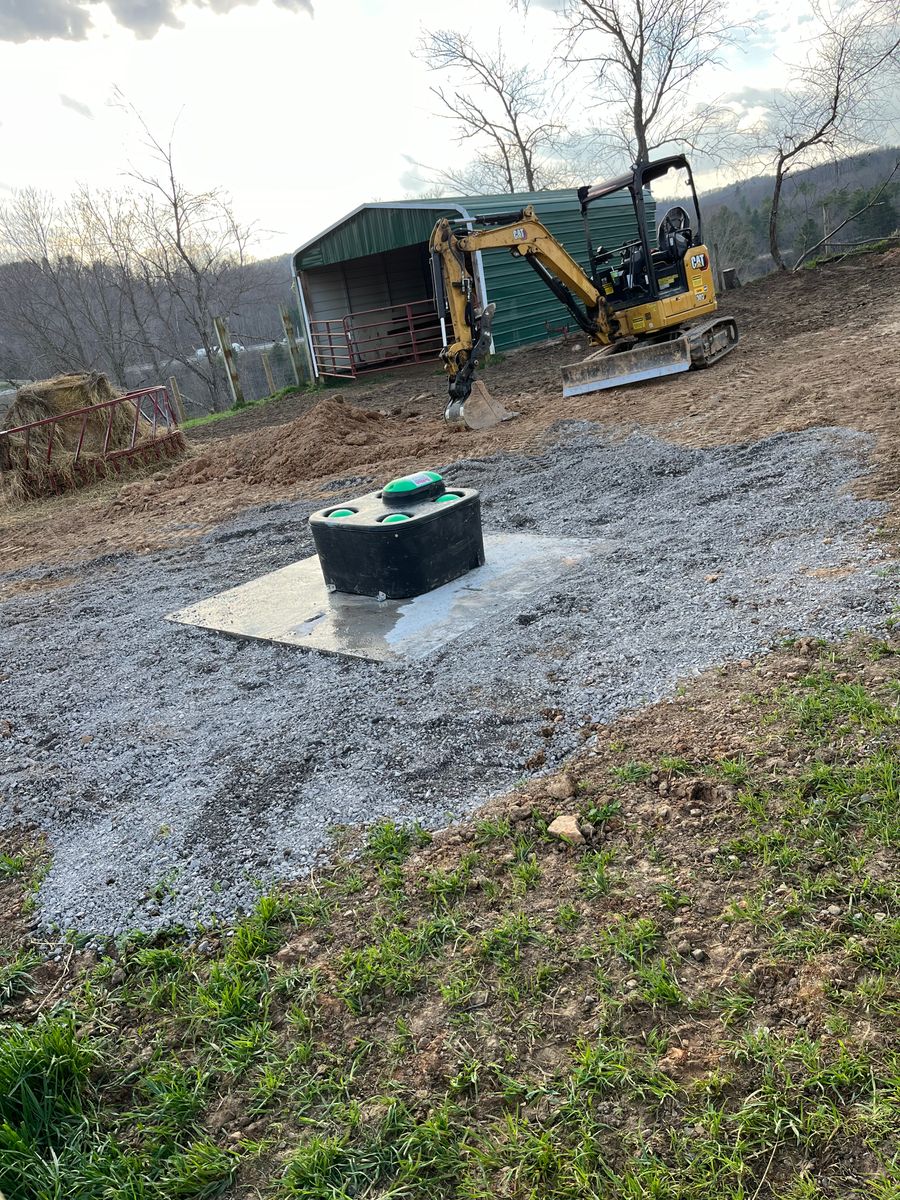 Livestock Water Systems / Exterior waterline installation for Deer Run Property Services in Rocky Gap, VA