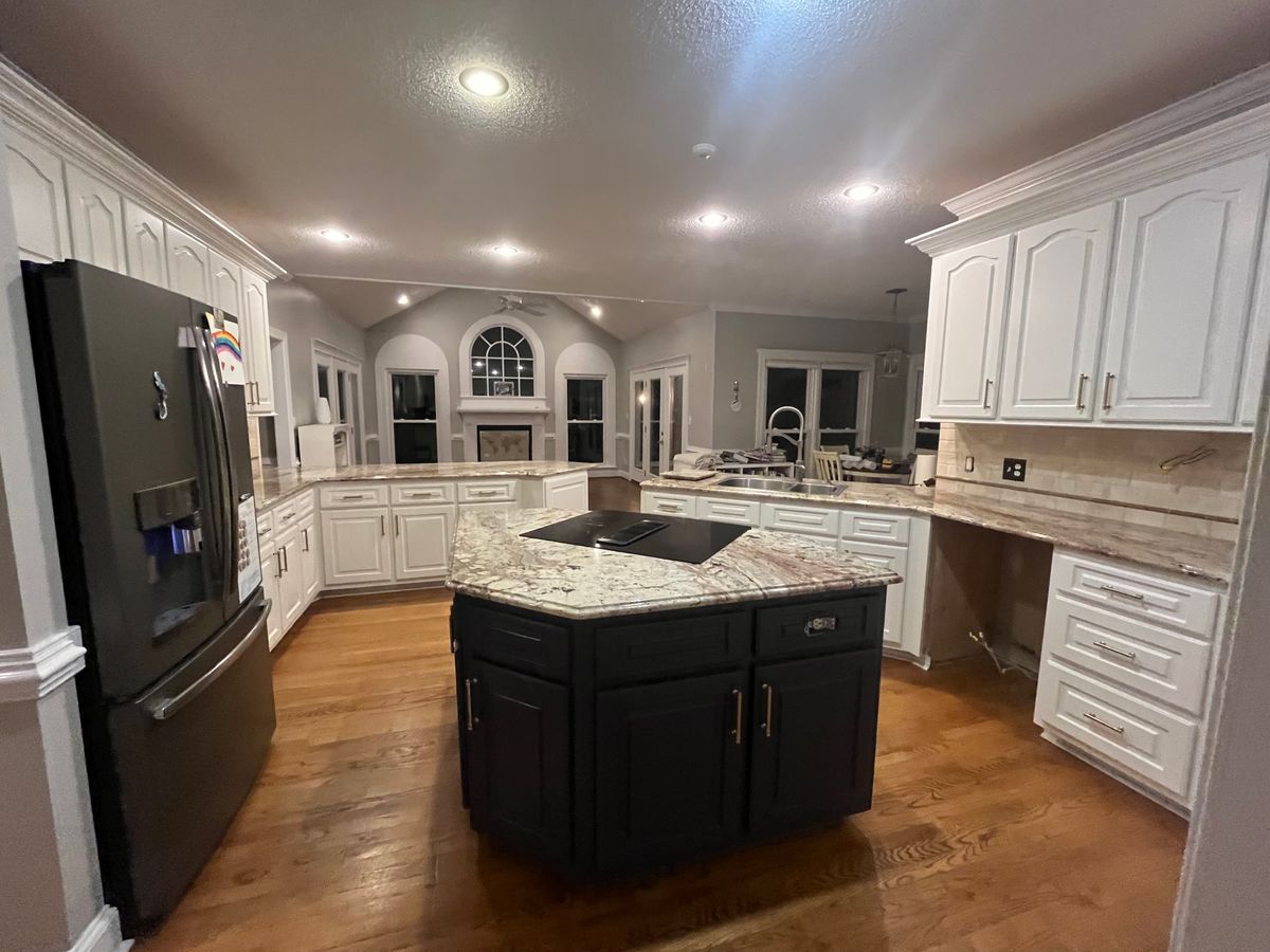 Kitchen and Cabinet Refinishing for Paintway to Heaven in Raleigh, NC