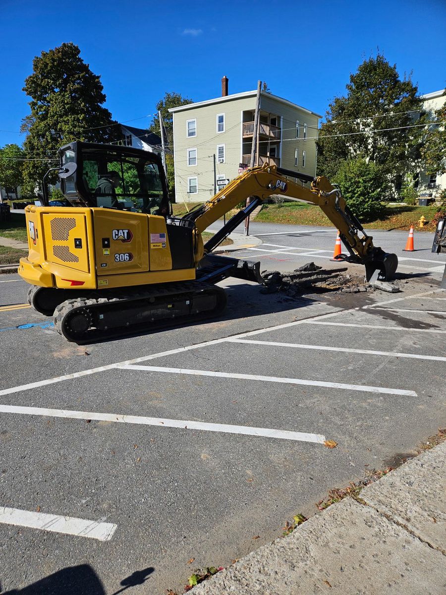 Trenching for A&A Enterprises in Southampton, MA