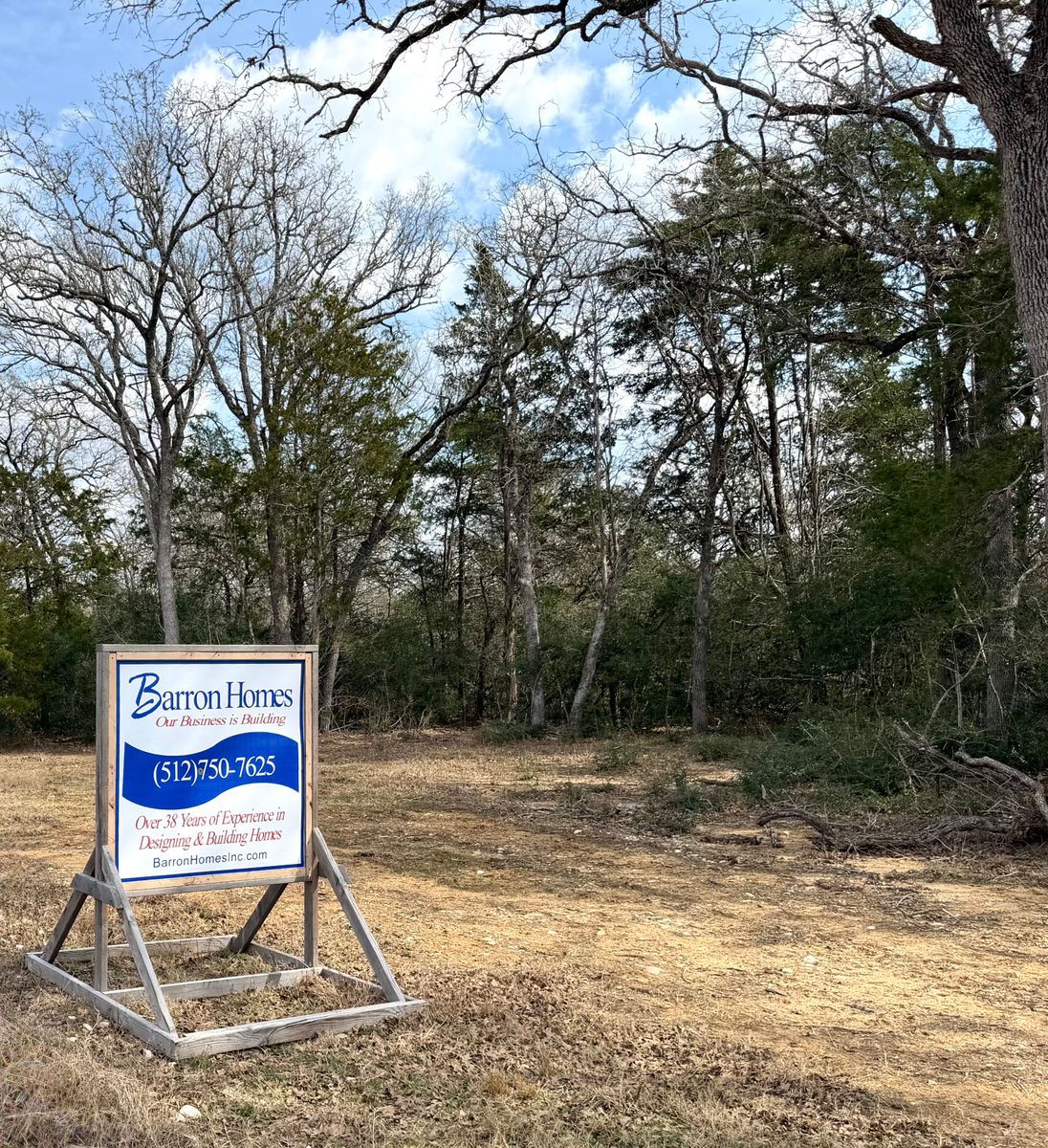 Custom Home Design for Barron Homes in Bastrop County, TX
