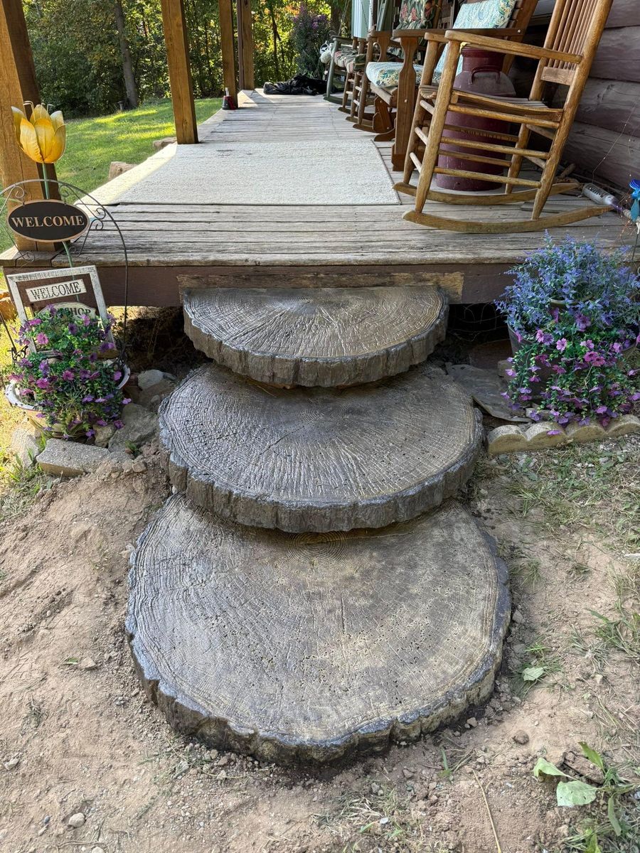 Stamped Concrete for Whitfield Concrete Construction in Solsberry, IN