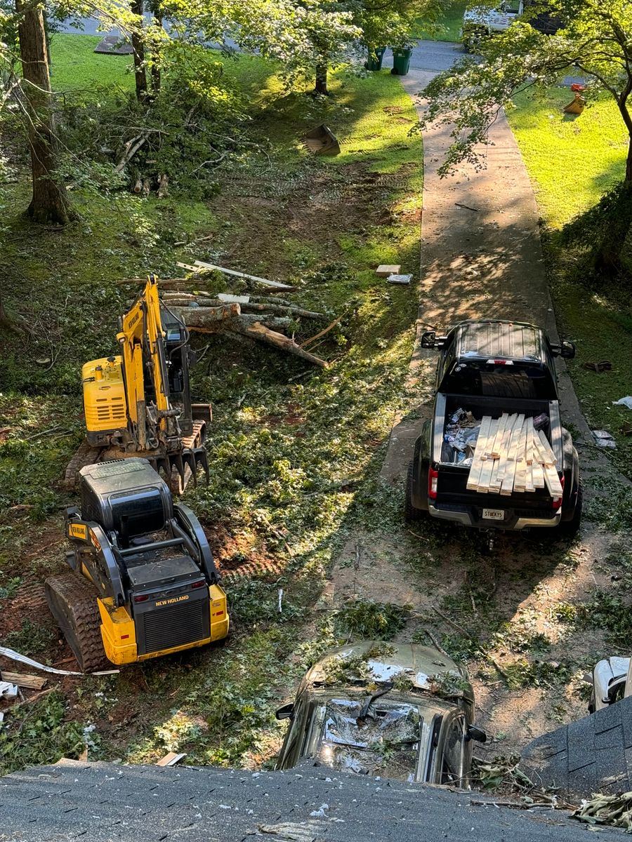 Tree removal and cleanup for Reed Construction Services LLC in Cartersville, GA