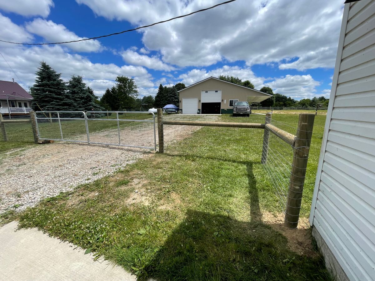 Fence Installation for TMF Services in Lapeer County, MI