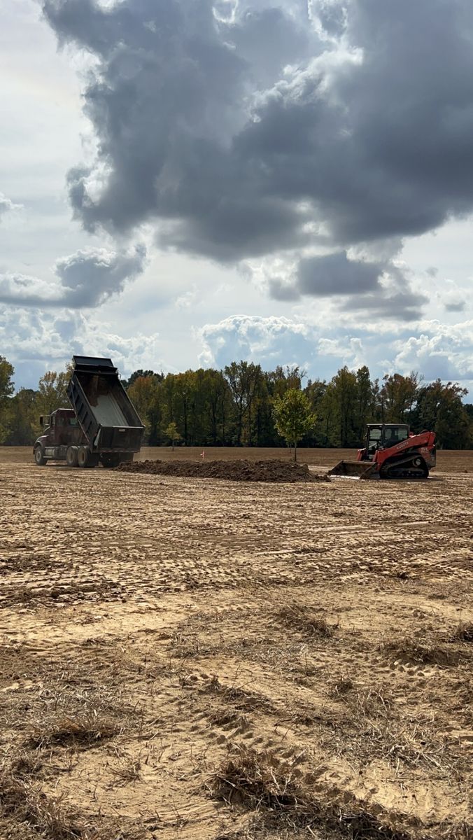 House pads & Driveway Installations for Lambert Equipment Services in Hessmer, LA