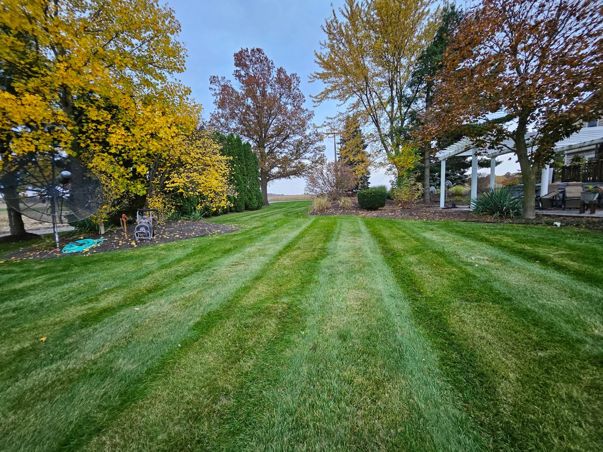 Fall Clean Up for Benny's Lawn Care in Elkhart, IN