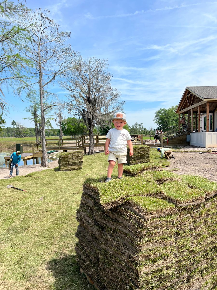 Sod Installation for Roberts Lawn & Landscape in Cross City, FL