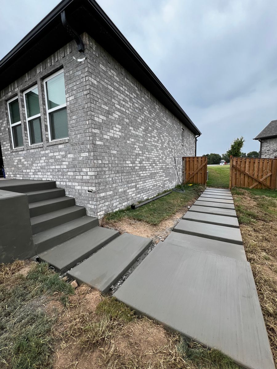 Patio Design & Installation for Modern Concrete LLC in Lowell, AR