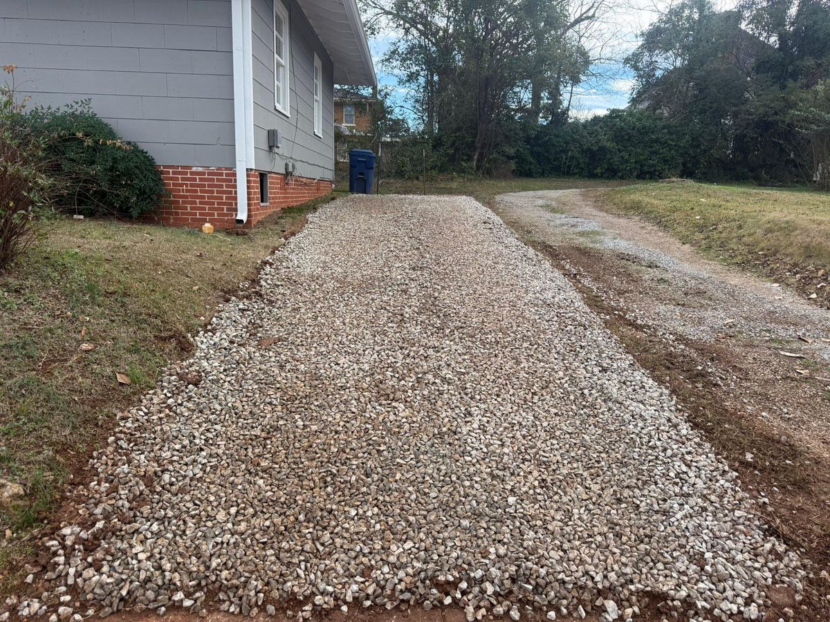 Driveway Repairs and Gravel Work for Greenwood Lawn & Landscaping LLC in Talladega, Alabama