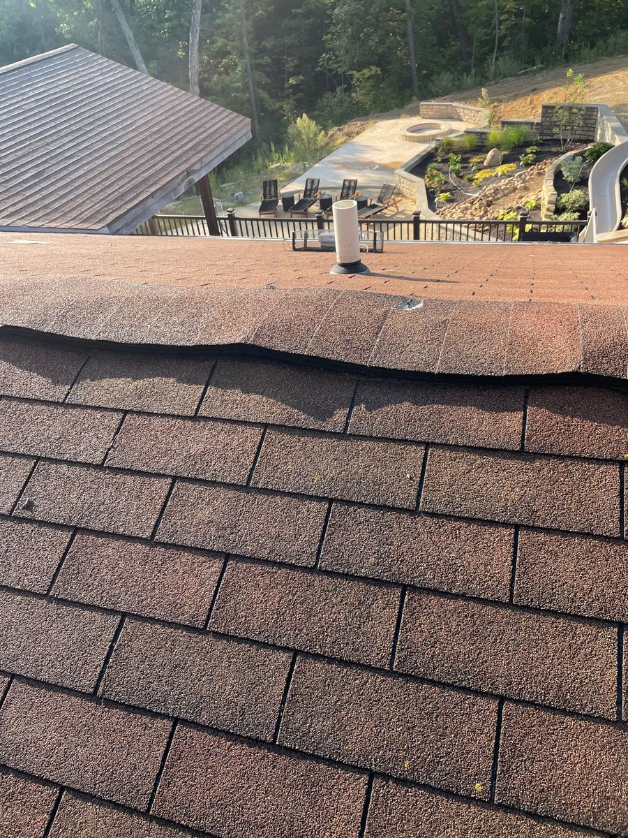 Roof inspection for Precious Roofing in Madeira, OH