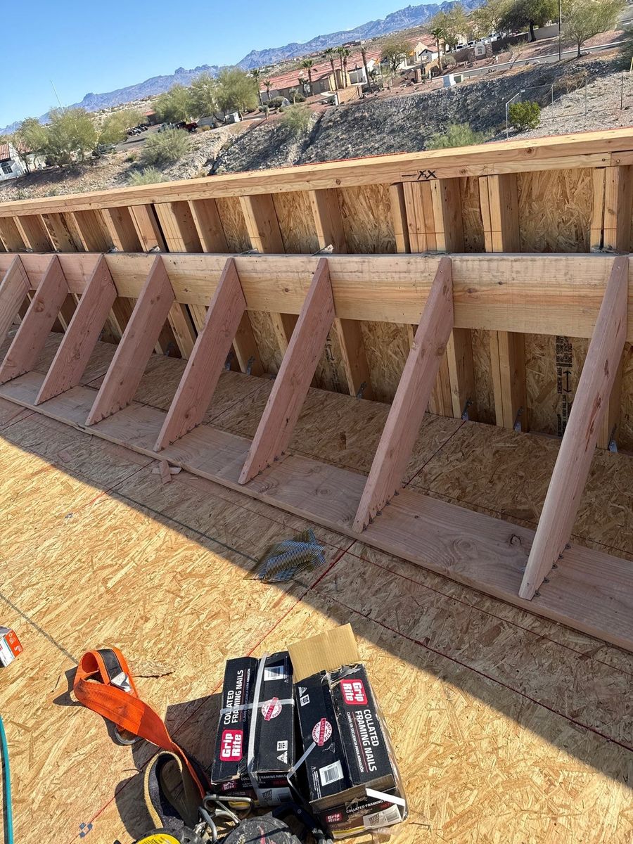 Framing for Ant Farm Construction in Kingman, AZ