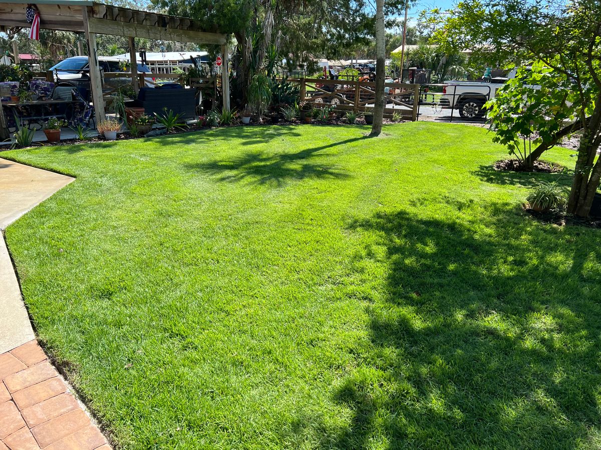 Sod Installation for Roberts Lawn & Landscape in Cross City, FL