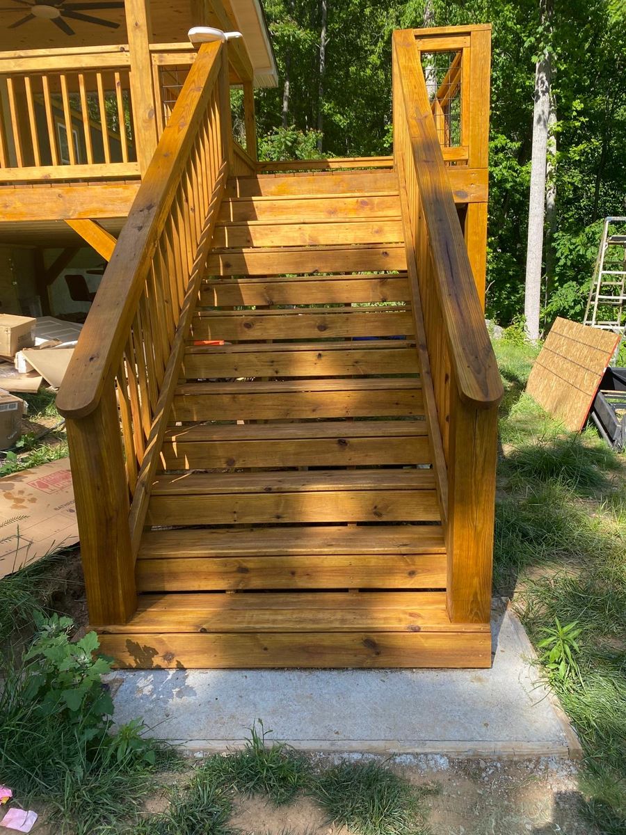Deck Building for JV Hardscape & Construction Inc in Hendersonville, NC