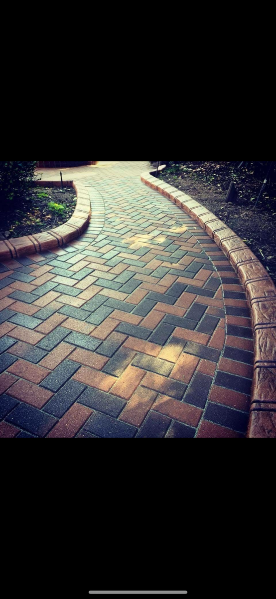 Concrete Resurfacing for Texas Curb N Borders in Houston, TX