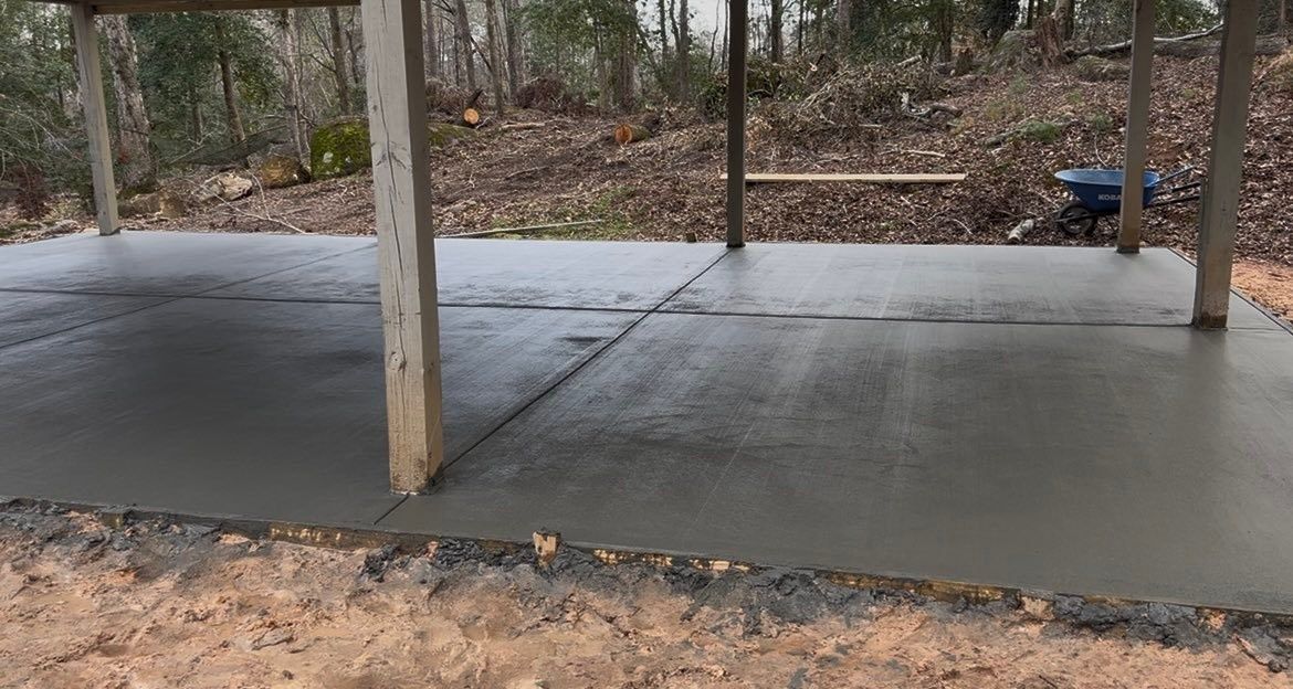 Concrete for V&S Grading in Harlem, GA