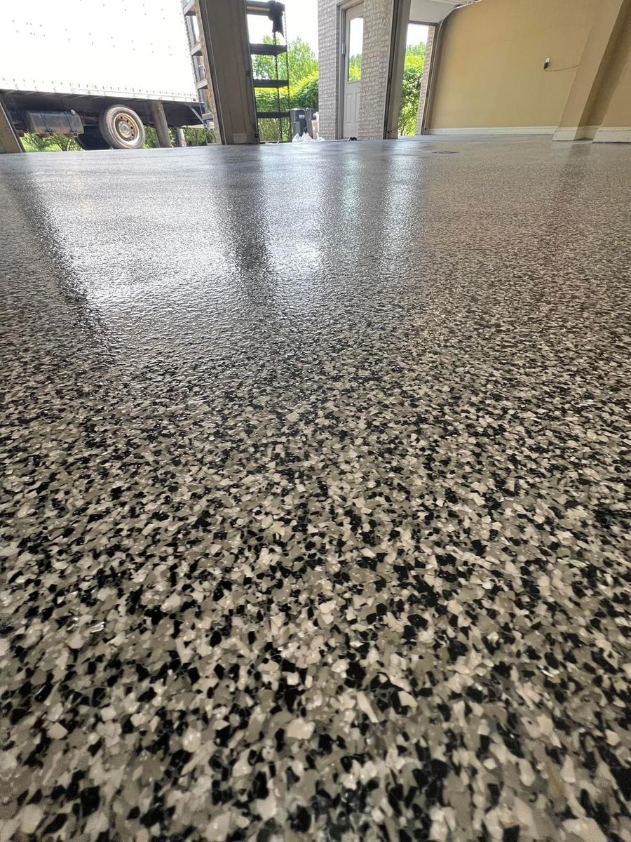 Epoxy Floor Coatings for Texas Curb N Borders in Houston, TX
