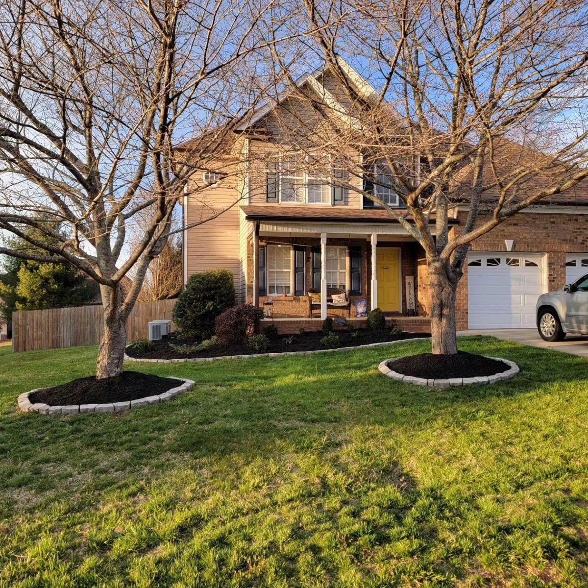 Flower Bed Installation for Piedmont Lawn and Landscaping in Lexington, NC