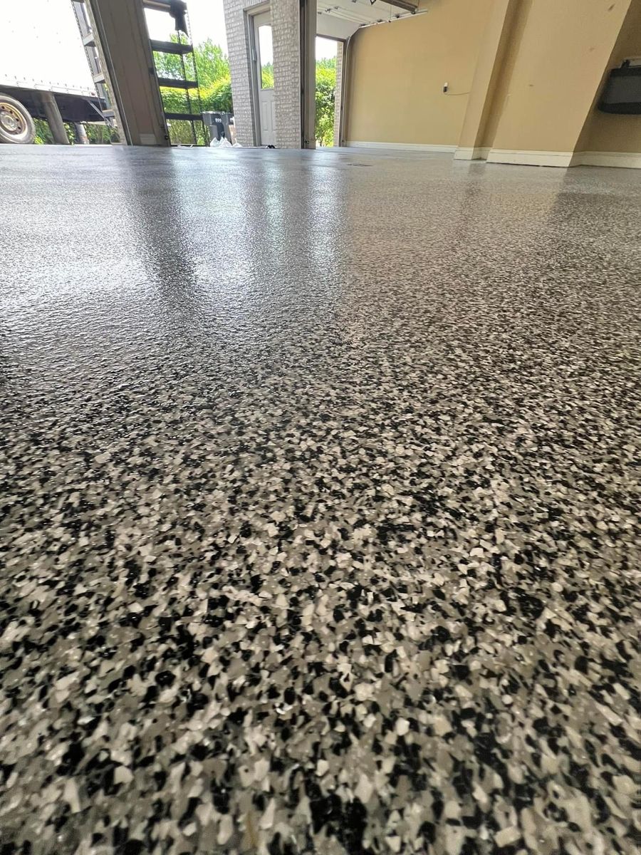 Epoxy Floor Coatings for Texas Curb N Borders in Houston, TX