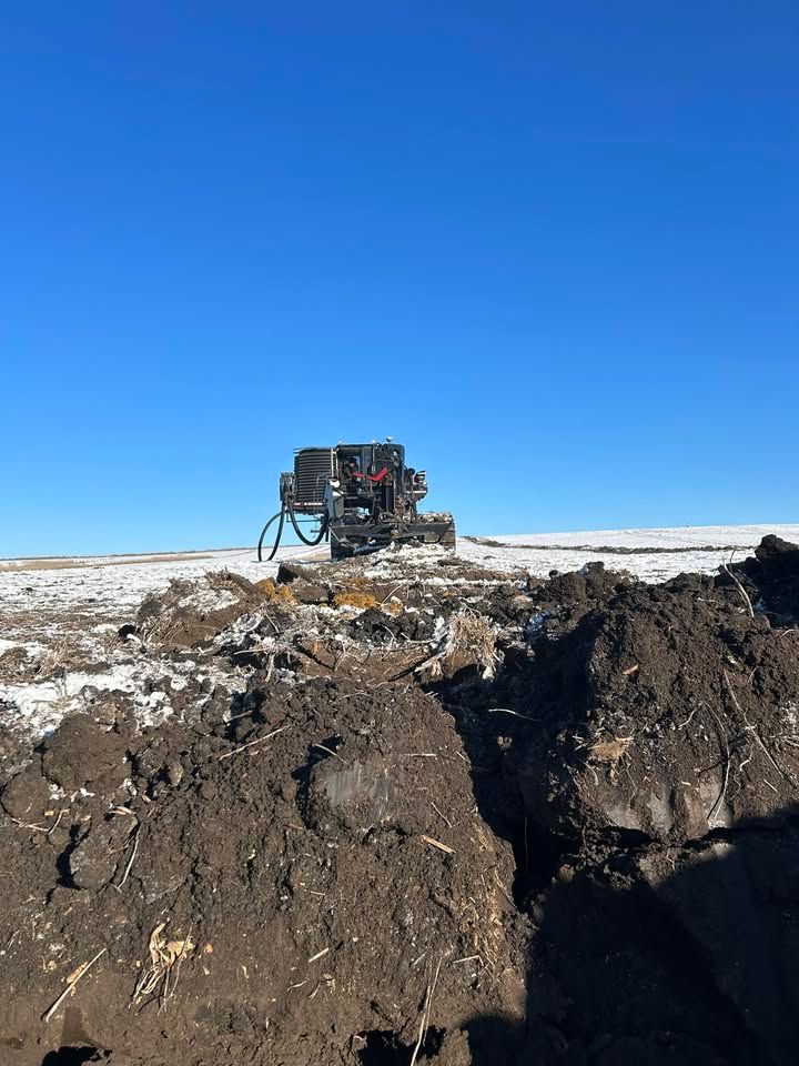 Trenching for M & W Tiling and Excavating in Calamus, IA
