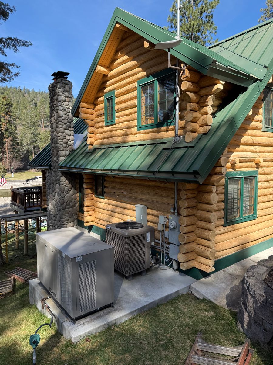 Log Home Restoration for True Blue Logworks LLC in Corvallis, MT