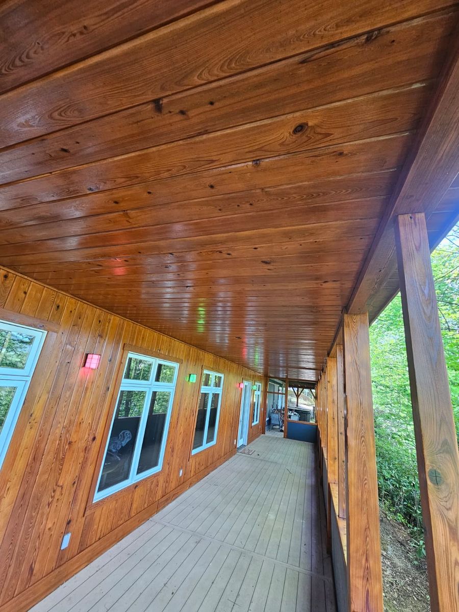 Deck Staining for JV Painting Services LLC in Hendersonville, NC