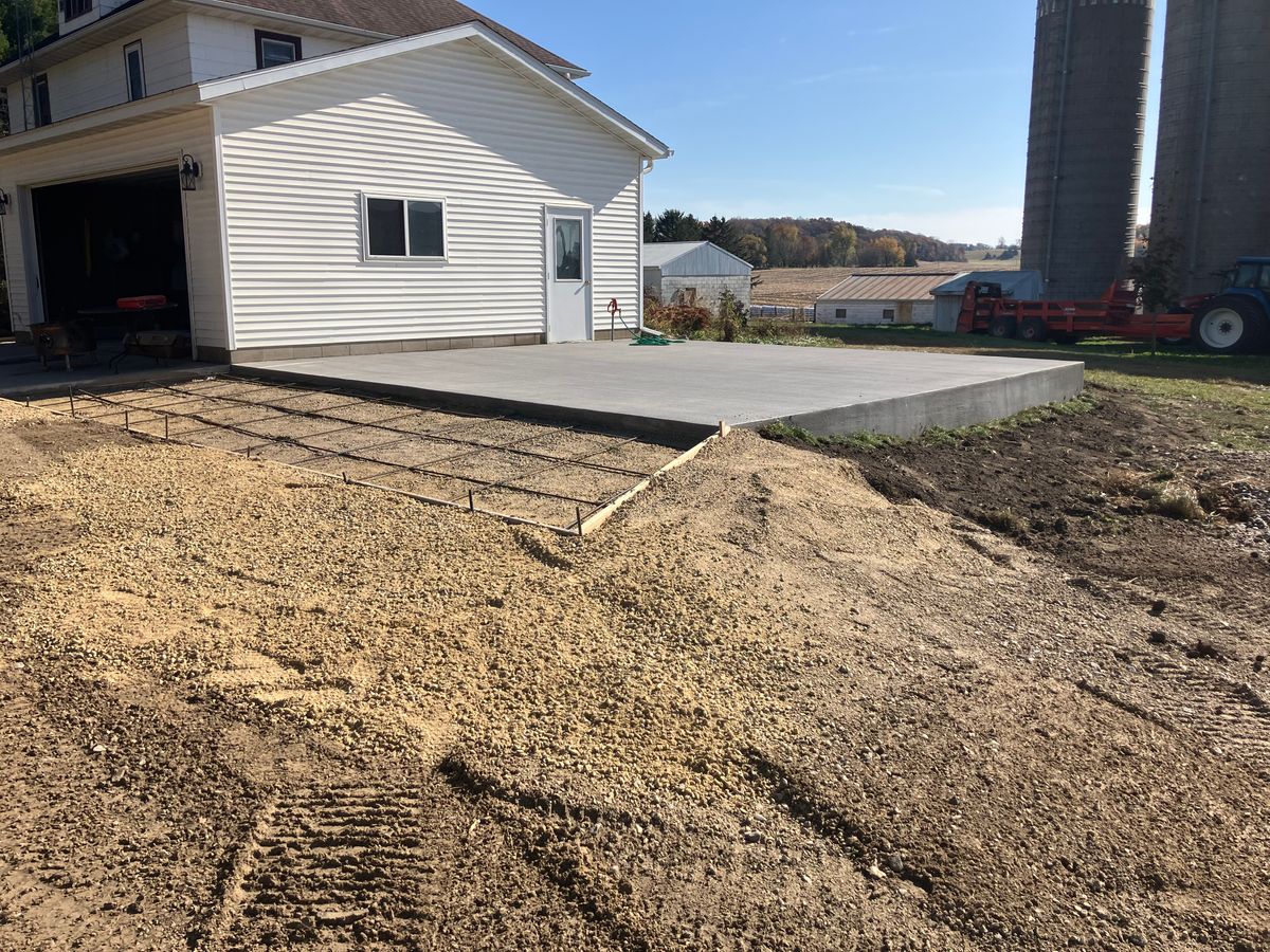 Concrete for Anderson Concrete Construction in Olmsted County, MN